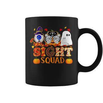 Optometrist Halloween Sight Squad Witch Pumpkin Optician Coffee Mug - Seseable