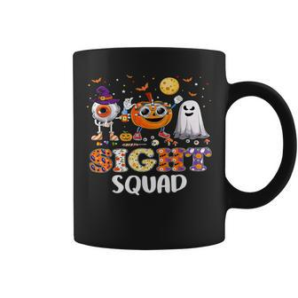 Optometrist Halloween Sight Squad Witch Pumpkin Optician Coffee Mug | Mazezy UK