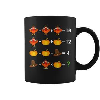 Order Of Operations Thanksgiving Quiz Funny Math Teacher Math Funny Gifts Coffee Mug | Mazezy