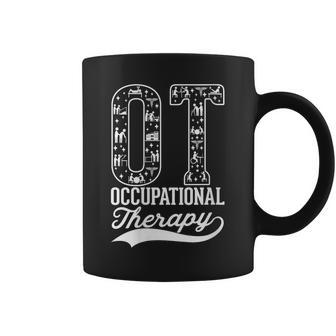 Ot Occupational Therapy Ot Love Rehabilitation Treatment Coffee Mug | Mazezy