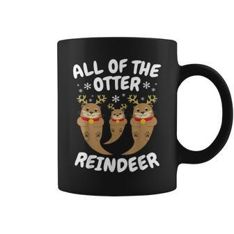 All The Otter Reindeer Ugly Christmas Sweaters Coffee Mug - Monsterry