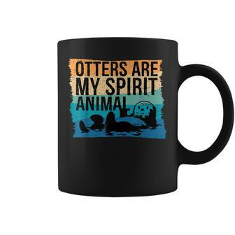 Otter Spirit Animal Otter Otter Lover Cute Otter Coffee Mug - Monsterry