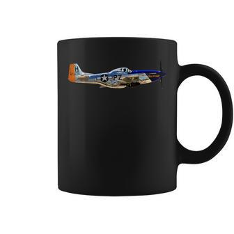 P-51 Mustang Wwii Fighter Plane Us Military Aviation History Coffee Mug | Mazezy CA