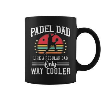 Padel Dad Platform Tennis Beach Paddleball Coffee Mug | Mazezy