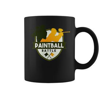 Paintball Player Battle Sport Paintballing Game Paintballer Coffee Mug | Mazezy