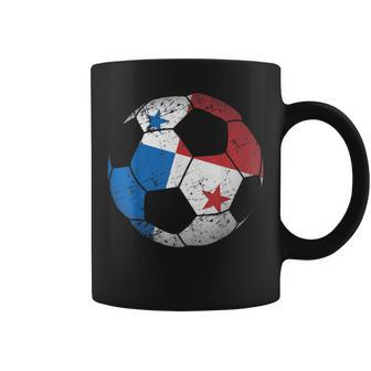 Panama Soccer Ball Flag Jersey Panama Football Coffee Mug | Mazezy