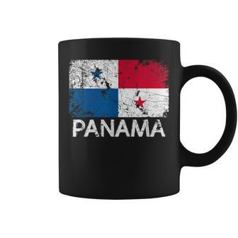 Panamanian Flag Vintage Made In Panama Coffee Mug | Mazezy