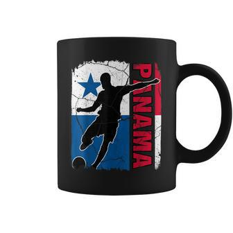 Panamanian Soccer Team Panama Flag Jersey Football Fans Coffee Mug - Monsterry