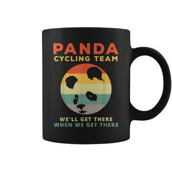 Panda Cycling Team Quote Panda Bear Vintage Coffee Mug | Mazezy