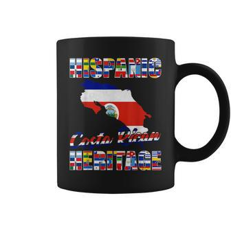 Hispanic Costa Rican Heritage Costa Rica Flag Pride Coffee Mug | Mazezy
