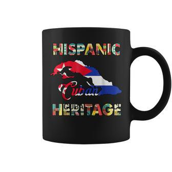 Hispanic Heritage Month Cuban Cuba Flag Coffee Mug - Seseable