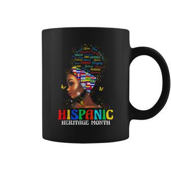 Hispanic Heritage Month Latina Girls Latino Countries Flags Coffee Mug | Mazezy