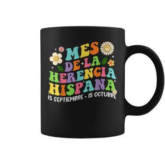Hispanic Heritage Month Mes De La Herencia Hispana Groovy Coffee Mug | Mazezy
