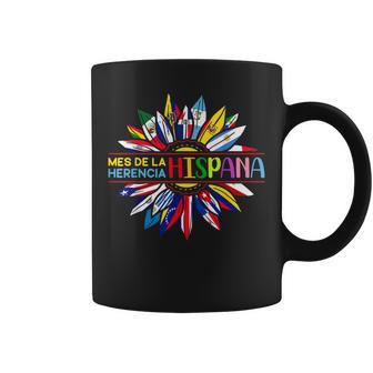 Hispanic Heritage Month Mes De La Herencia Hispana Sunflower Coffee Mug - Seseable
