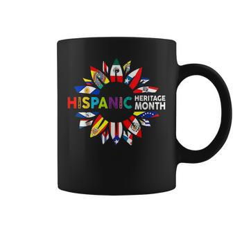Hispanic Heritage Month Sunflower Latinx Spanish Coffee Mug - Seseable