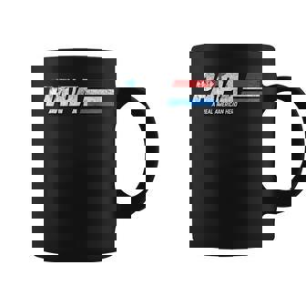 Papa A Real American Hero American Dad Us 4Th Of July Coffee Mug | Mazezy
