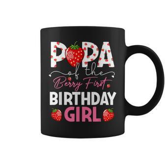 Papa Of The Berry First Birthday Girl Sweet Strawberry Coffee Mug - Thegiftio UK