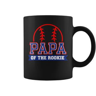 Papa Of Rookie 1St Birthday Baseball Theme Matching Party Coffee Mug | Mazezy