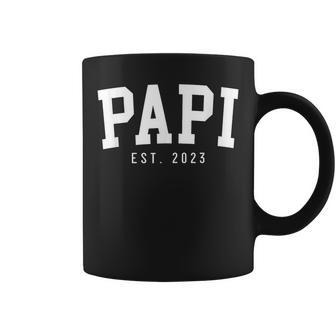 Papi Est 2023 Papi To Be Gifts New Papi Fathers Day Coffee Mug | Seseable UK