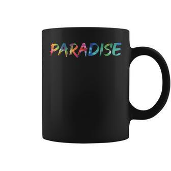 Paradise Tie Dye Awesome Vintage Inspired Streetwear Coffee Mug