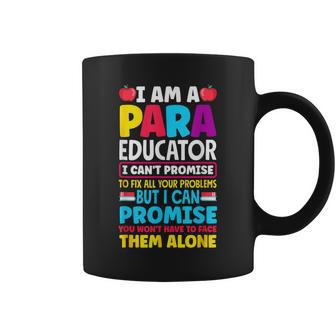 Paraeducator Paraprofessional Sped Teacher Back To School Coffee Mug | Mazezy