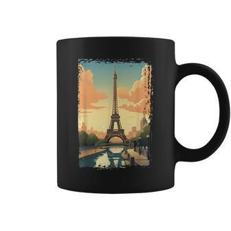 Paris Eiffel Tower I Love Paris Souvenir France France Funny Gifts Coffee Mug | Mazezy