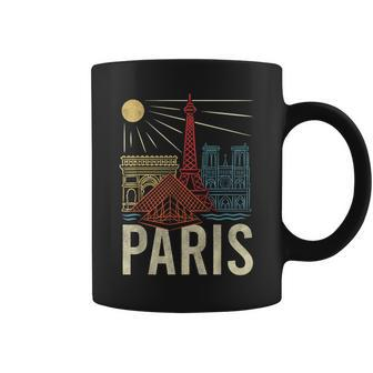 Paris France Paris Vacation Eiffel Tower Paris Souvenir Coffee Mug - Monsterry DE