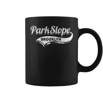 Park Slope Brooklyn Typographic Sports Coffee Mug | Mazezy