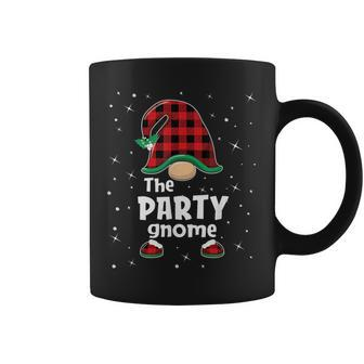 Party Gnome Buffalo Plaid Matching Christmas Pajama Coffee Mug - Monsterry DE