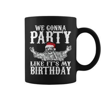 Party Like Its My Birthday Jesus Christmas Coffee Mug - Monsterry UK