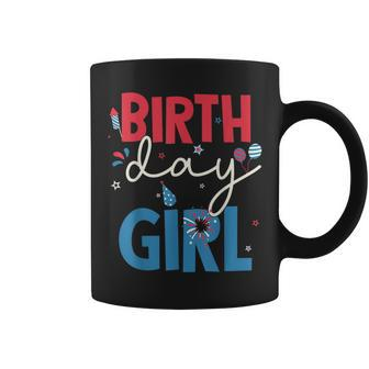 Patriotic Birthday Girl 4Th Of July Bday Girls Kids Toddlers Coffee Mug | Mazezy