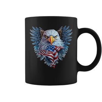 Patriotic Eagle 4Th Of July Men Women Usa Patriotic Eagle Coffee Mug - Seseable