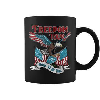 Patriotic Eagle American 4Th Of July 1776 Freedom Born Free Coffee Mug | Mazezy