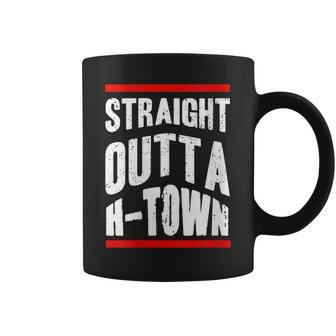 Patriotic H-Town Houston Pride Novelty Hometown Souvenir Coffee Mug | Mazezy