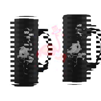 Patriotic Pink Flamingo American Flag 4Th Of July Men Patriotic Funny Gifts Coffee Mug | Mazezy
