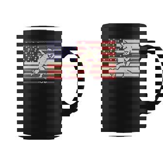 Patriotic Roller Skating 4Th Of July American Flag Patriotic Funny Gifts Coffee Mug | Mazezy