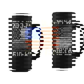 Patriotic This Is My Pride Flag Usa American 4Th Of July Coffee Mug | Mazezy