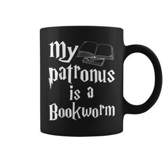 My Patronus Is Bookworm Librarian Book Lover Reader Coffee Mug | Mazezy