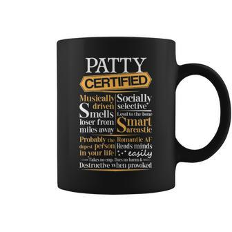 Patty Name Gift Certified Patty Coffee Mug - Seseable