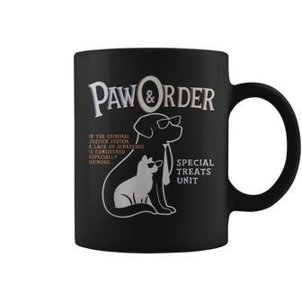 Paw And Order Special Feline Unit Pets Training Dog Cat Coffee Mug - Seseable