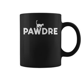 Pawdre Cat Dad Cute Fur Papa Fathers Day Pet Paw Daddy Coffee Mug