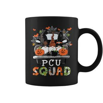Pcu Squad Halloween Pcu Nurse Gnomes Matching Coffee Mug