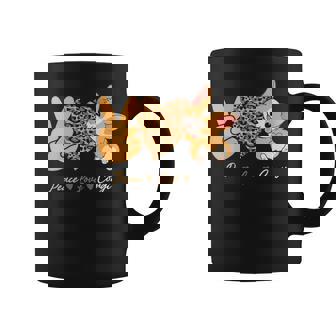 Peace Love Corgi Funny Dog Mothers Day Corgi Lovers Dog Pet Coffee Mug | Mazezy