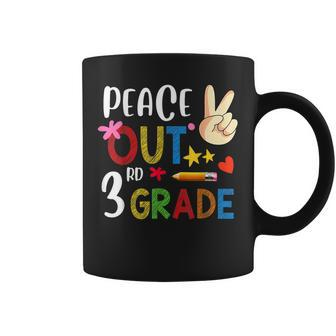 Peace Out 3Rd Grade  Last Day Of School 3Rd Grade Coffee Mug