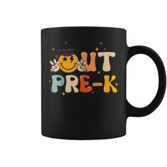 Peace Out Pre K Graduate Last Day Of School Funny Smile Coffee Mug | Mazezy