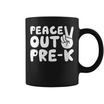 Peace Out Prek Class Of 2023 Graduation Coffee Mug | Mazezy