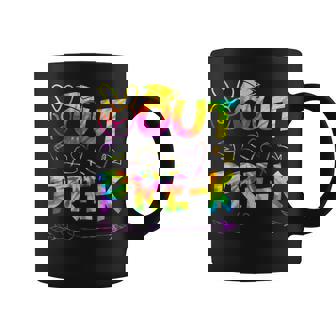 Peace Out Prek Happy Last Day Of School Tie Dye Coffee Mug | Mazezy