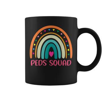 Pediatrician Rainbow Nursing Pediatrics Nurse Peds Squad Coffee Mug - Thegiftio UK