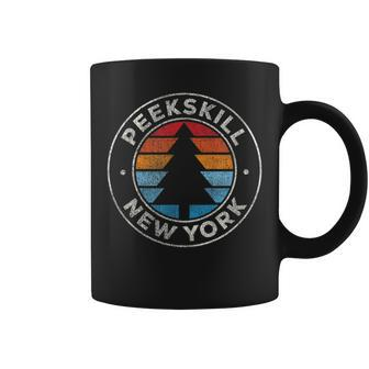 Peekskill New York Ny Vintage Graphic Retro 70S Coffee Mug | Mazezy