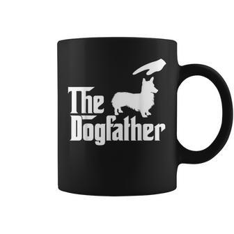 Pembroke Welsh Corgi The Dogfather Funny Dog Coffee Mug | Mazezy